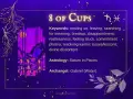 Karta 8 pucharów tarot: czas na odejście, poszukiwanie sensu i uwolnienie się od rozczarowań.