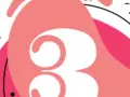Grafika z liczbą 3, która może pomóc w zrozumieniu, jak obliczyć liczbę numerologiczną.
