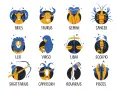 Zodiakalny skorpion, obok raka i innych znaków, prezentuje swoje szczypce.