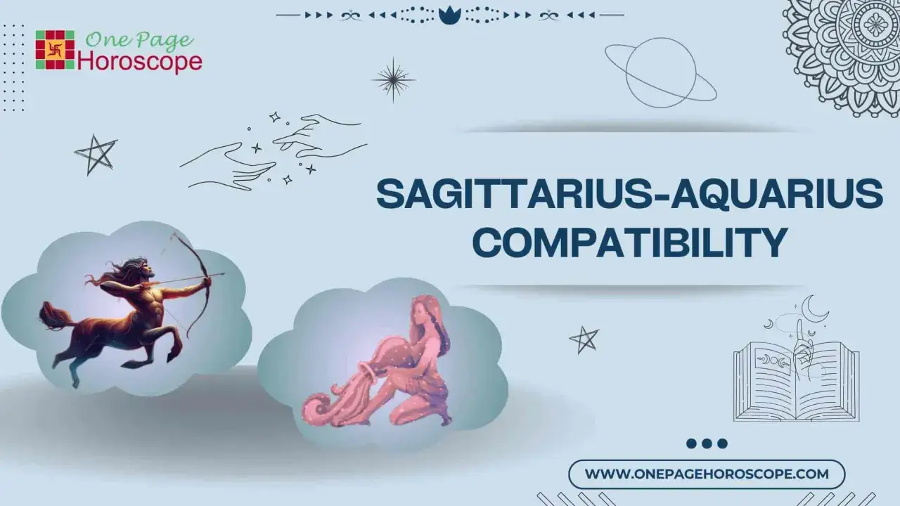 Strzelec i Wodnik: zodiakalna przyjaźń i zgodność. Ilustracje centaura i kobiety z dzbanem.